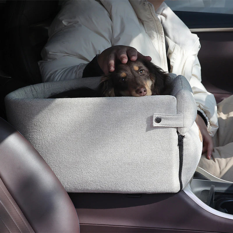 Ultimate Comfort and Safety: Portable Dog Car Seat Bed for Small Pets - Travel in Style!