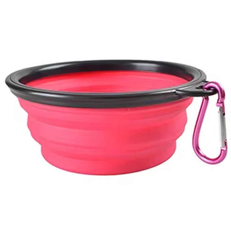 Ultimate 1000ml Collapsible Silicone Dog Bowl - Perfect for Travel and Outdoor Adventures!