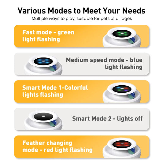 Exciting 2 in 1 Automatic Cat Teaser Toy with Feather and Fun Ball - Interactive Playtime for Your Feline Friend!