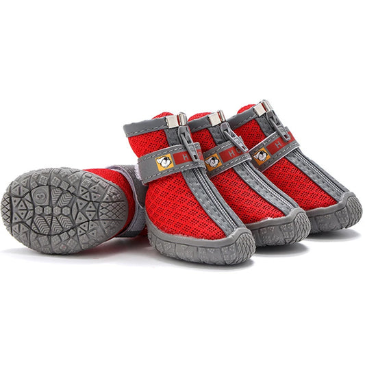 Protect Your Pup's Paws with Stylish Non-Slip Dog Shoes - Warm, Breathable, and Perfect for Any Adventure!