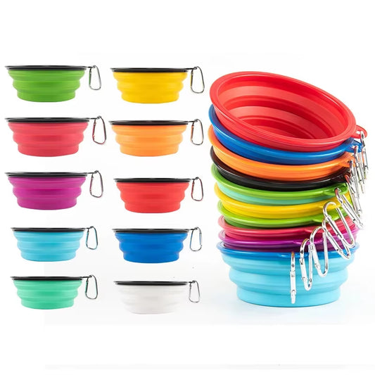 Ultimate 1000ml Collapsible Silicone Dog Bowl - Perfect for Travel and Outdoor Adventures!