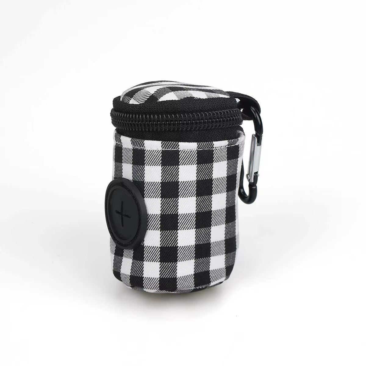 Stylish and Convenient Pet Waste Bags - Checkered Pattern for Easy Outdoor Cleanup