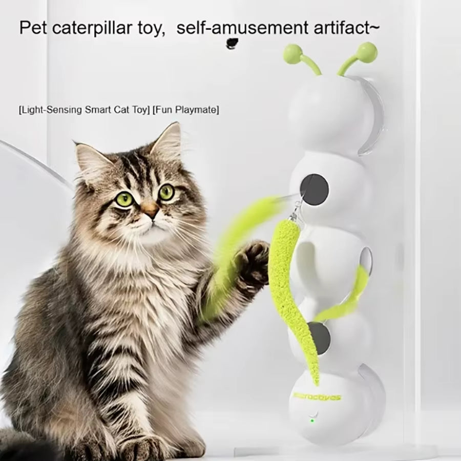 Engaging Caterpillar Interactive Cat Toy for Endless Playtime Fun