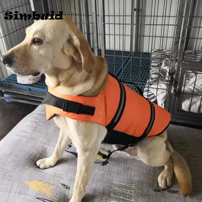 Ultimate Dog Life Jacket - Reflective & Adjustable Safety Vest for Large Dogs | Perfect for Summer Swimming & Sailing Adventures