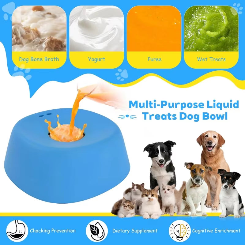 Elevate Mealtime with Our Anti-Choking Slow Feeder Dog Bowl - Non-Slip Design for Liquid Treats!