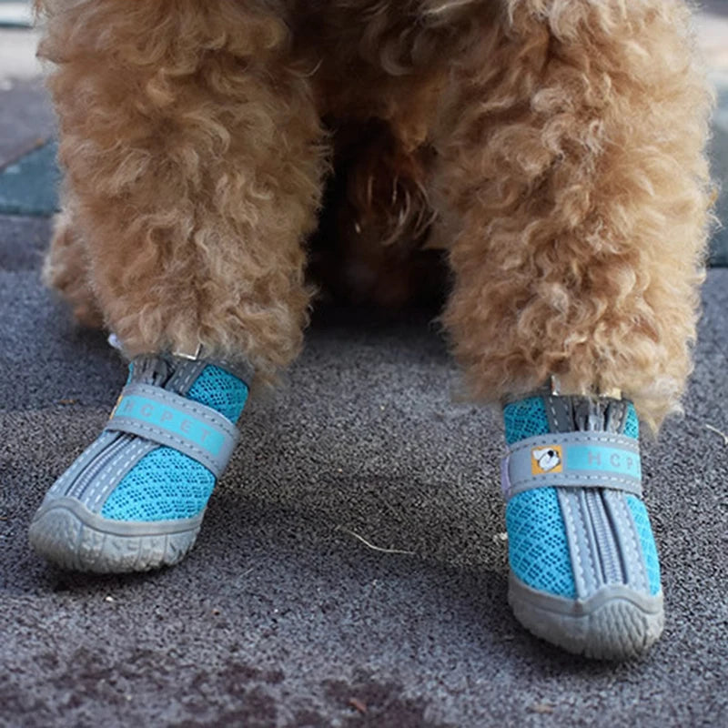 Protect Your Pup's Paws with Stylish Non-Slip Dog Shoes - Warm, Breathable, and Perfect for Any Adventure!
