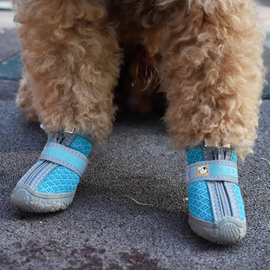 Protect Your Pup's Paws with Stylish Non-Slip Dog Shoes - Warm, Breathable, and Perfect for Any Adventure!