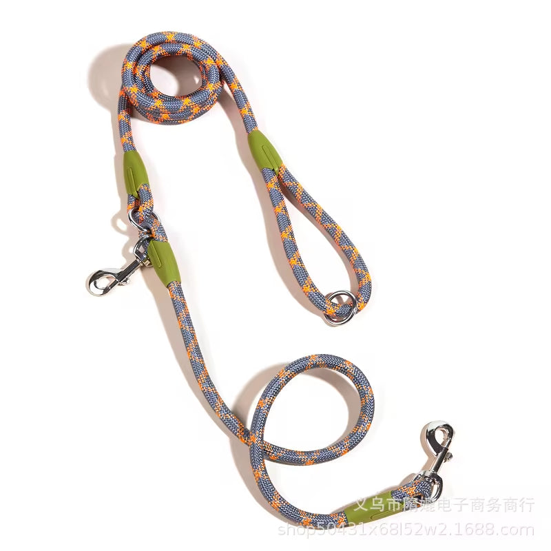 Hands-Free Reflective Nylon Leash for Dogs - Perfect for Running and Walking with Your Pet