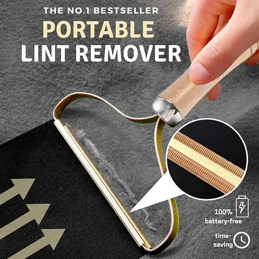 Ultimate Portable Lint Remover - Effortlessly Banish Pet Hair and Lint from Clothes, Carpets, and Furniture