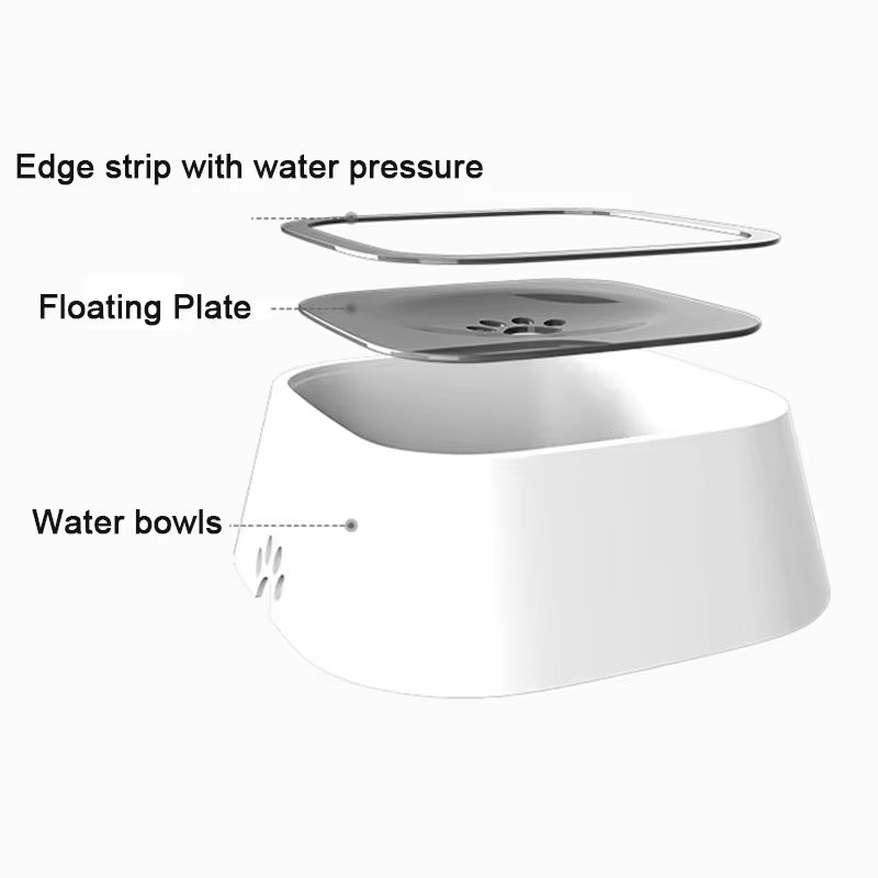 Anti-Spill Dog Drinking Water Bowl - Floating Design for Clean and Easy Hydration