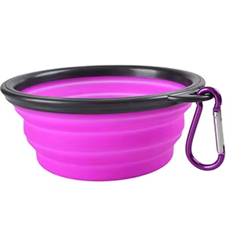 Ultimate 1000ml Collapsible Silicone Dog Bowl - Perfect for Travel and Outdoor Adventures!