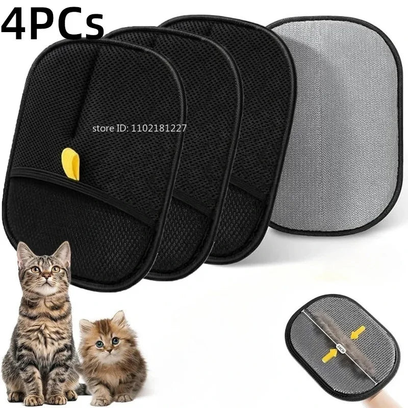 Revolutionary Pet Hair Removal Gloves - Effortlessly Eliminate Fur from Your Home and Pets!