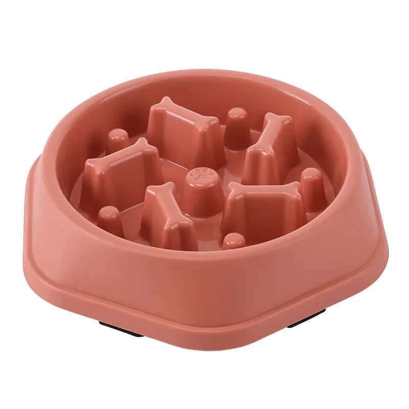Elevate Your Pet's Mealtime with Our Colorful Slow Feeder Bowl - Anti-Choking, Non-Slip Design for Healthier Eating!