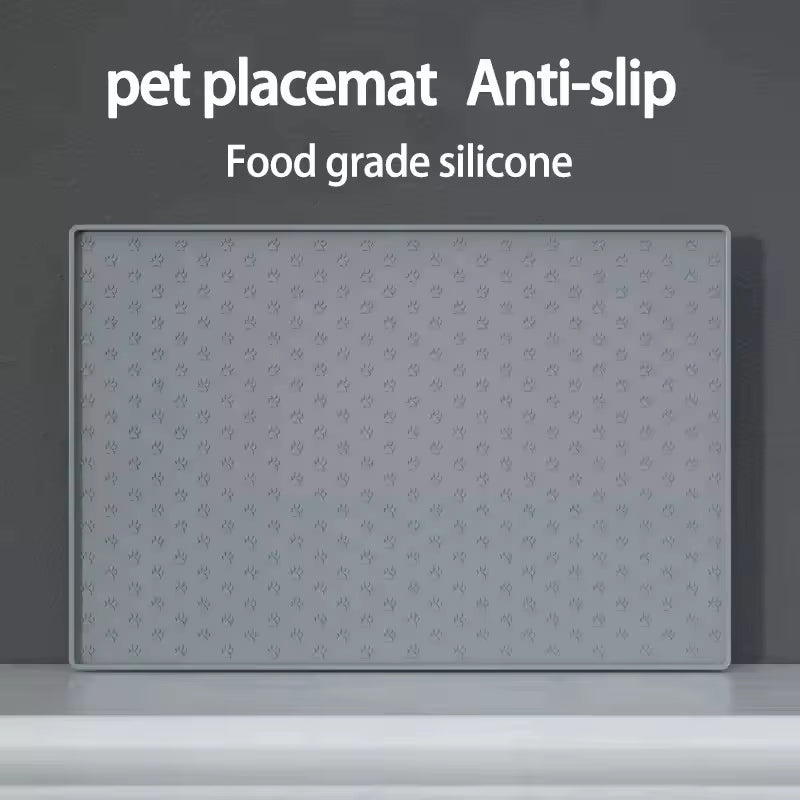 Transform Mealtime with Our Waterproof Silicone Pet Placemat - Perfect for Dogs and Cats!