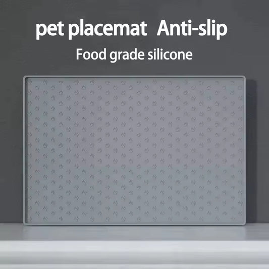 Transform Mealtime with Our Waterproof Silicone Pet Placemat - Perfect for Dogs and Cats!