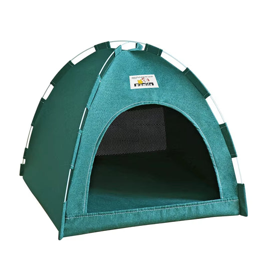 Cozy & Versatile Foldable Cat House - Perfect for All Seasons - Outdoor & Indoor Use!