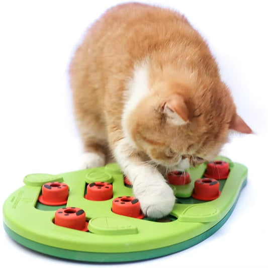 Engaging Interactive Cat Treat Puzzle - Keep Your Feline Entertained with the Rainy Day Puzzle & Play!
