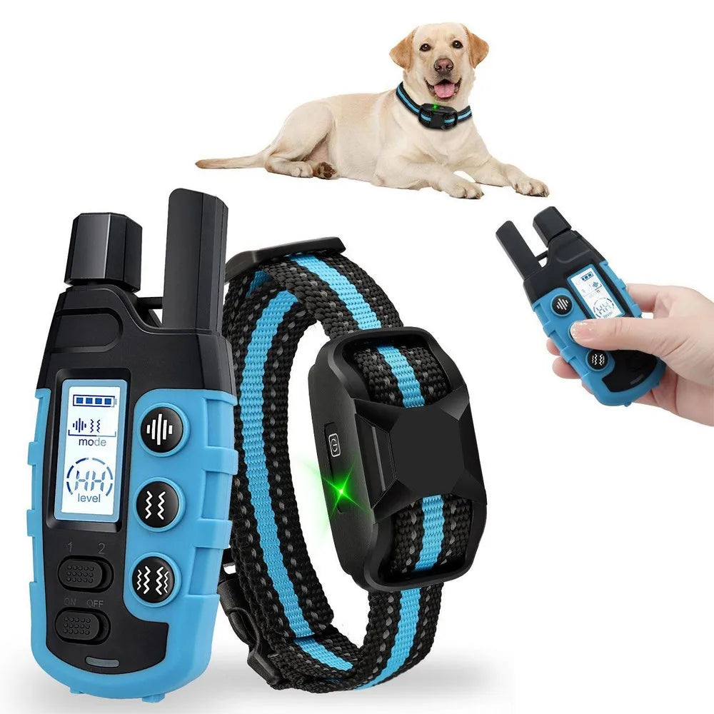 Revolutionary No Shock 3300Ft Dog Training Collar - Rechargeable Waterproof E-Collar with Remote Control for Effective Training