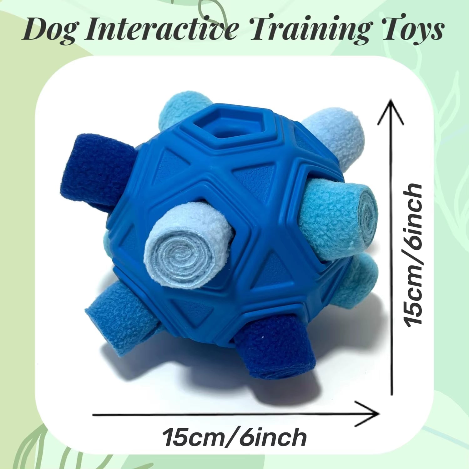 Engaging Snuffle Ball for Dogs - Unbreakable Interactive Toy for Foraging Fun and Slow Feeding