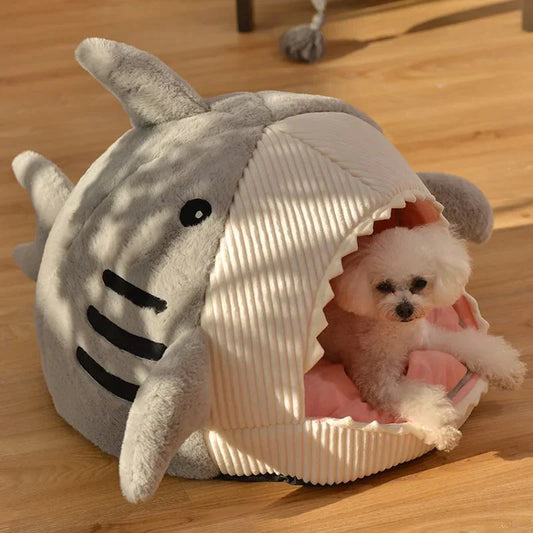 Indulge Your Pet with the Ultimate Luxury Plush Shark Bed – A Cozy Retreat for Playful Dreams