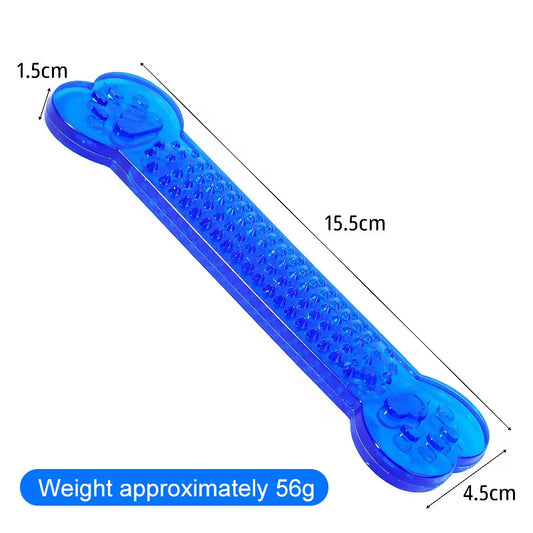 Durable Indestructible Rubber Bone Chew Toy for Dogs - Perfect for Aggressive Chewers and Training Games