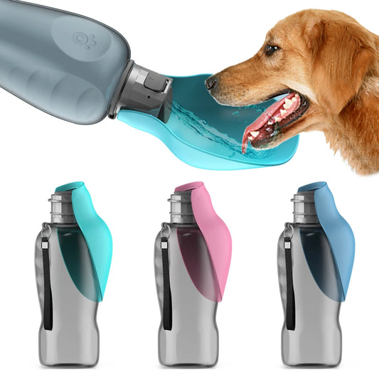 800ml Portable Dog Water Bottle - Perfect for Big Dogs on Outdoor Adventures!