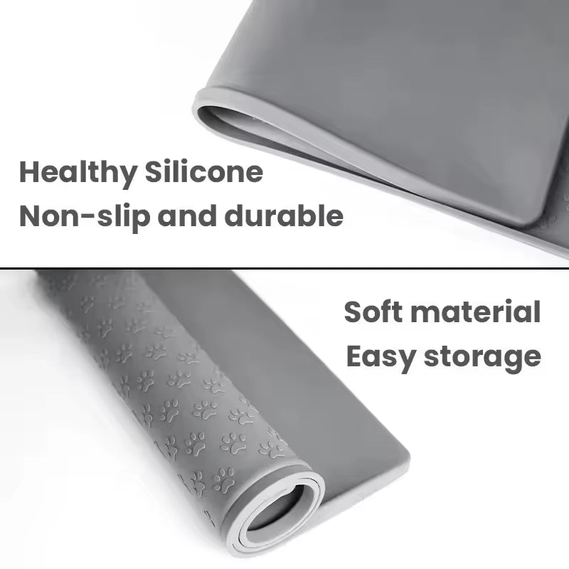 Transform Mealtime with Our Waterproof Silicone Pet Placemat - Perfect for Dogs and Cats!