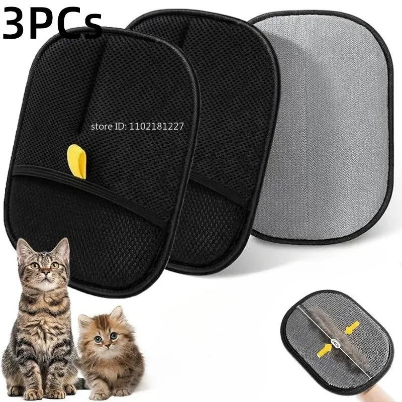 Revolutionary Pet Hair Removal Gloves - Effortlessly Eliminate Fur from Your Home and Pets!