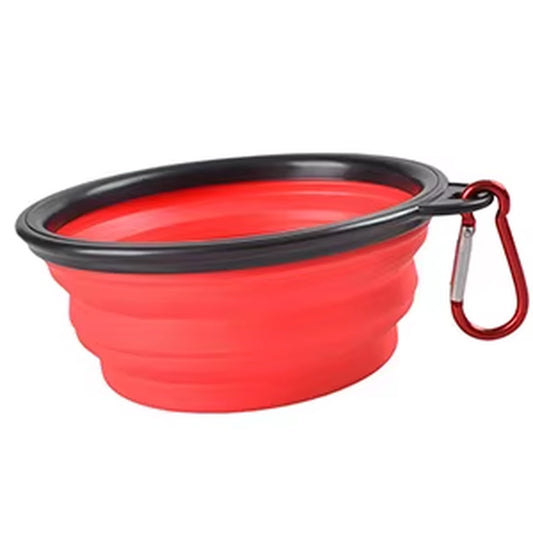 Ultimate 1000ml Collapsible Silicone Dog Bowl - Perfect for Travel and Outdoor Adventures!