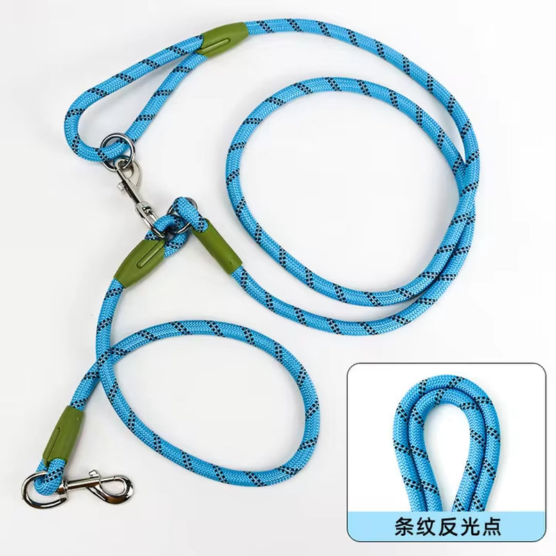 Hands-Free Reflective Nylon Leash for Dogs - Perfect for Running and Walking with Your Pet
