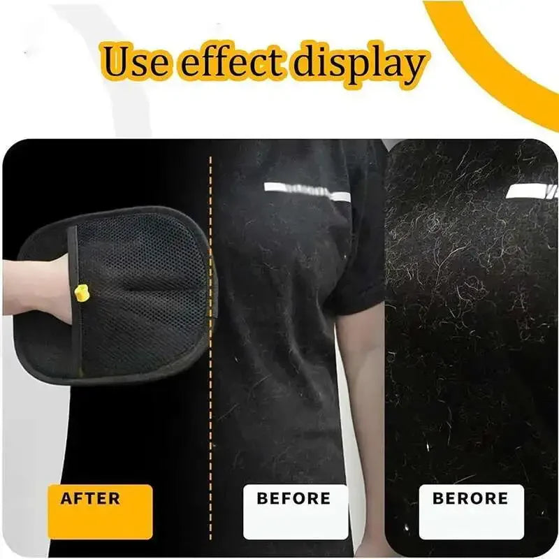Revolutionary Pet Hair Removal Gloves - Effortlessly Eliminate Fur from Your Home and Pets!