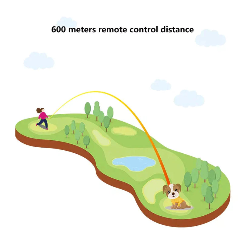 Revolutionary 650 YD Waterproof Remote Dog Training Shock Collar for All Dog Sizes - Train with Confidence!