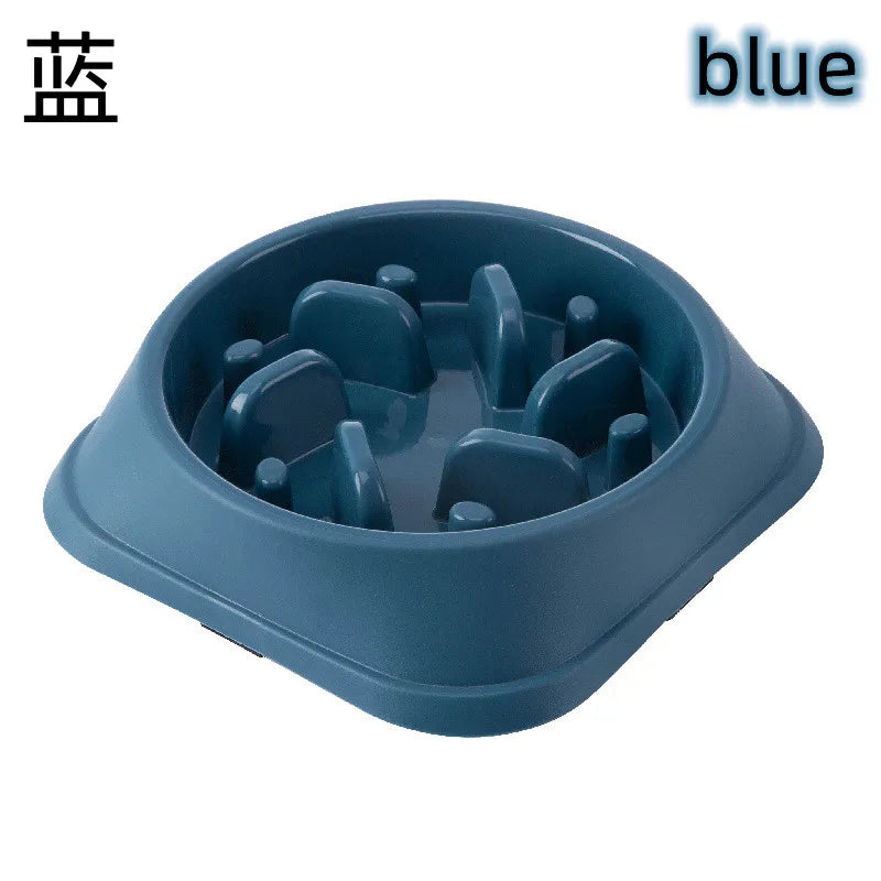 Elevate Your Pet's Mealtime with Our Colorful Slow Feeder Bowl - Anti-Choking, Non-Slip Design for Healthier Eating!