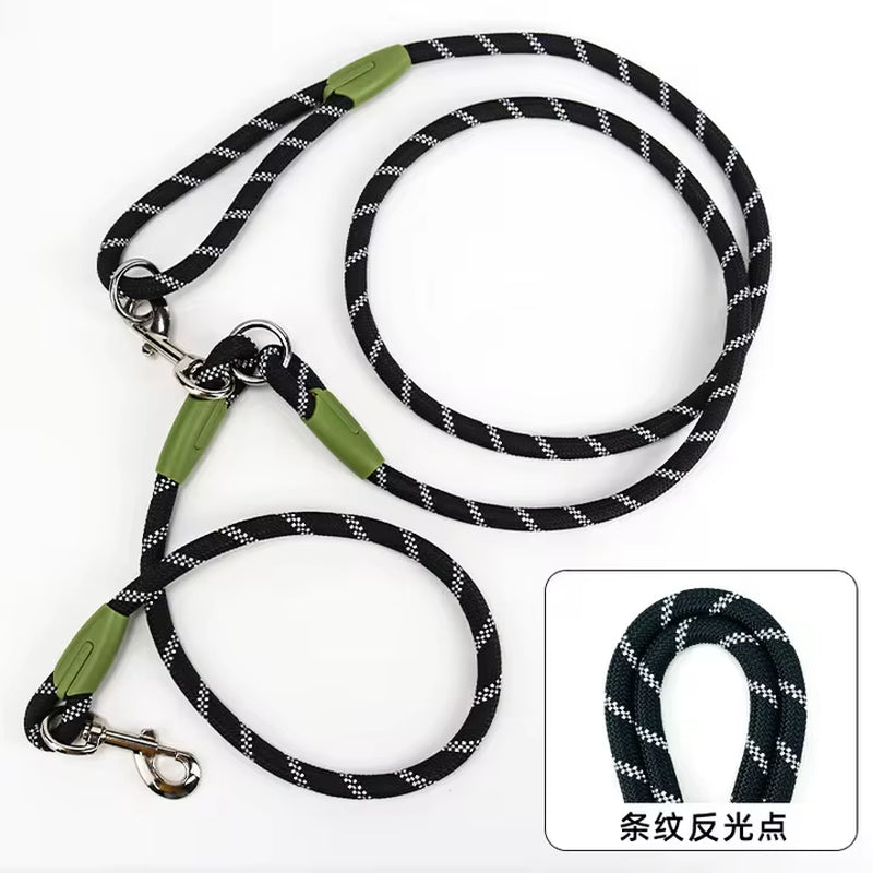 Hands-Free Reflective Nylon Leash for Dogs - Perfect for Running and Walking with Your Pet