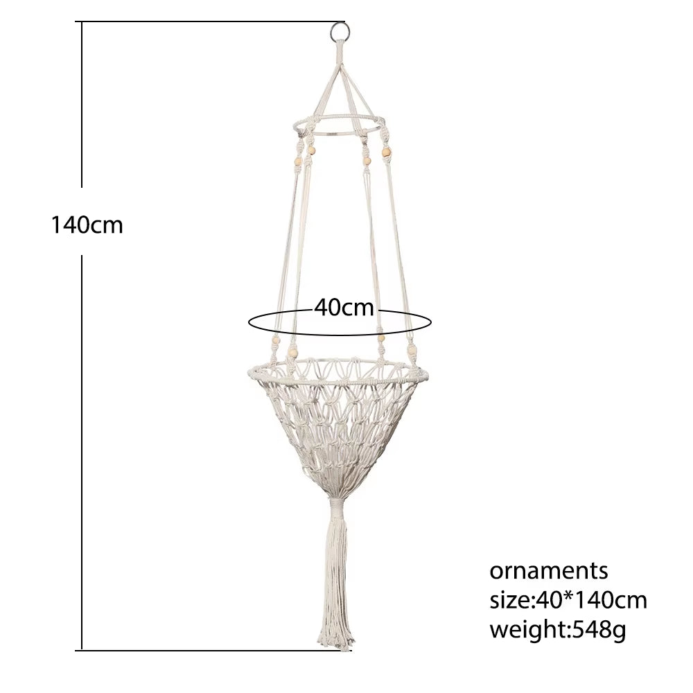 Elevate Your Cat's Comfort with Our Bohemian Handwoven Cotton Hammock Swing Bed - Perfect for Home Décor!