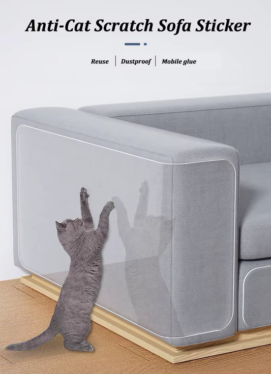 2Pcs Self-Adhesive Cat Scratch Sofa Pads