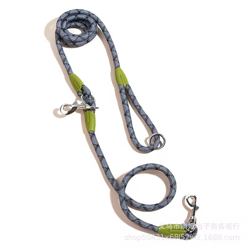 Hands-Free Reflective Nylon Leash for Dogs - Perfect for Running and Walking with Your Pet