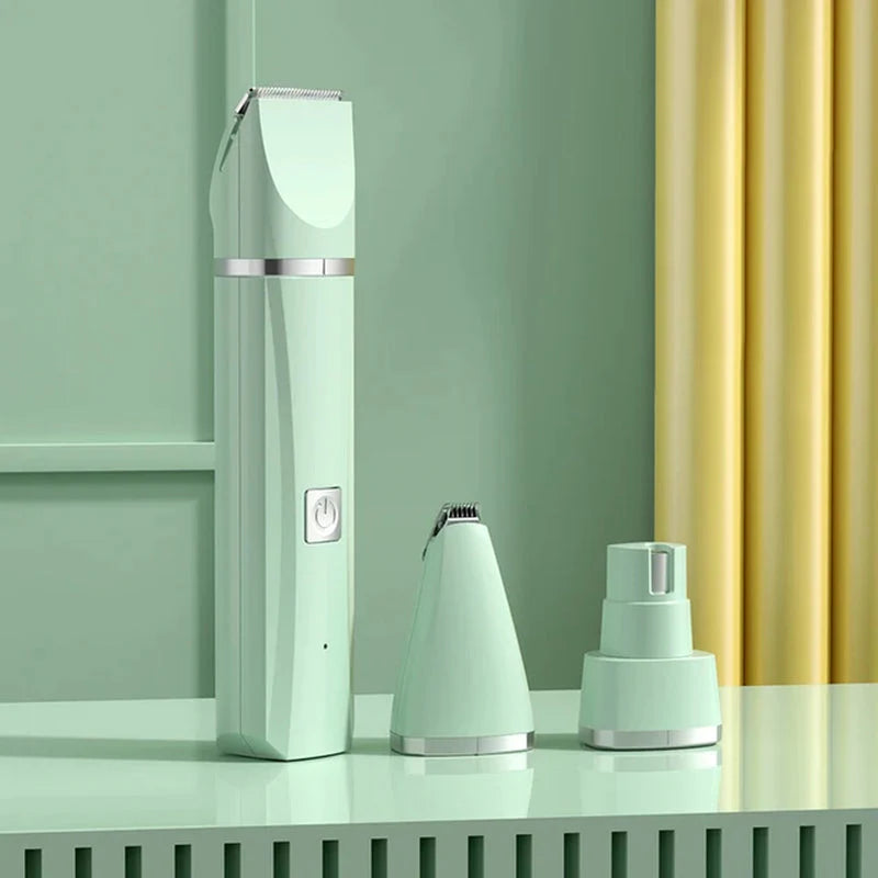 Transform Your Pet's Grooming Routine with the Ultimate 4-in-1 Electric Grooming Kit for Cats and Dogs