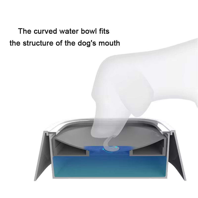 Anti-Spill Dog Drinking Water Bowl - Floating Design for Clean and Easy Hydration
