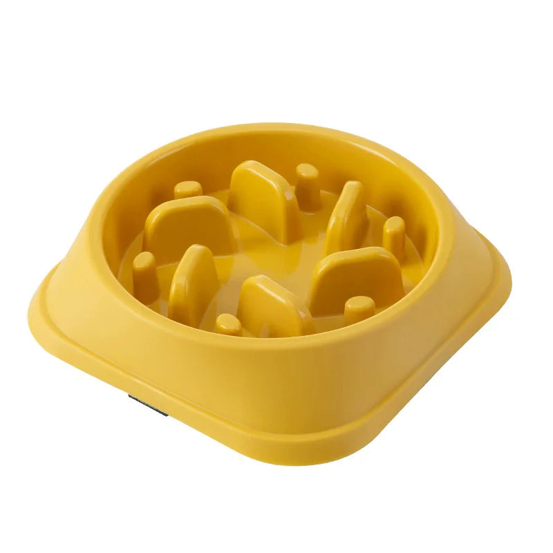 Elevate Your Pet's Mealtime with Our Colorful Slow Feeder Bowl - Anti-Choking, Non-Slip Design for Healthier Eating!
