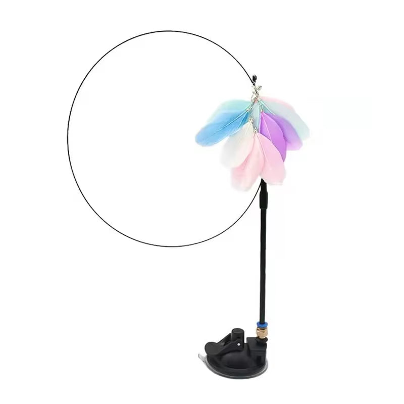 Exciting Simulation Bird Interactive Cat Stick Toy with Furry Feathers and Bell - Perfect for Engaging Playtime!