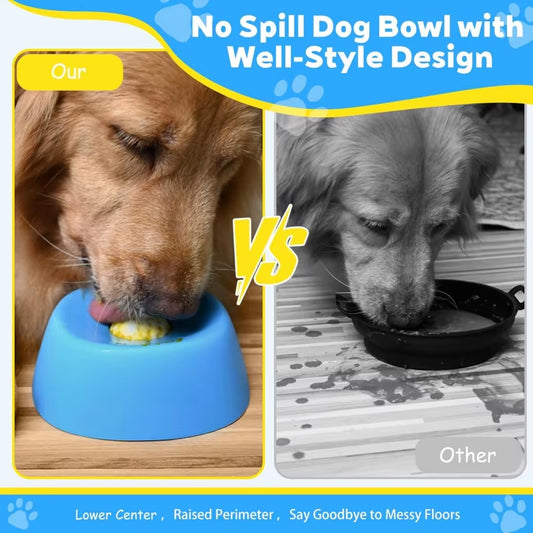 Elevate Mealtime with Our Anti-Choking Slow Feeder Dog Bowl - Non-Slip Design for Liquid Treats!