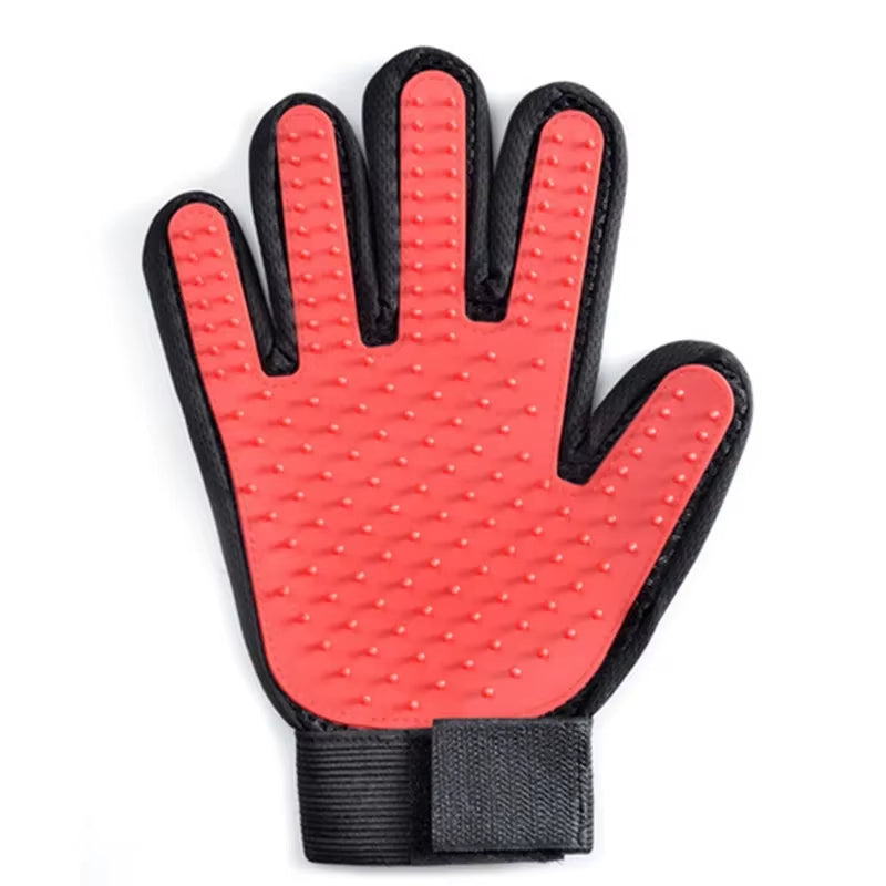 Gentle and Efficient Pet Grooming Glove - Ultimate Hair Remover Mitt for Cats and Dogs