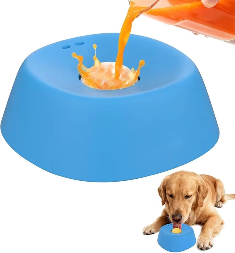 Elevate Mealtime with Our Anti-Choking Slow Feeder Dog Bowl - Non-Slip Design for Liquid Treats!