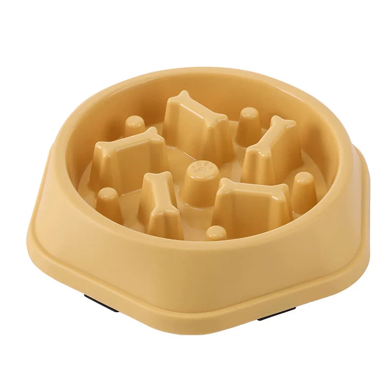 Elevate Your Pet's Mealtime with Our Colorful Slow Feeder Bowl - Anti-Choking, Non-Slip Design for Healthier Eating!