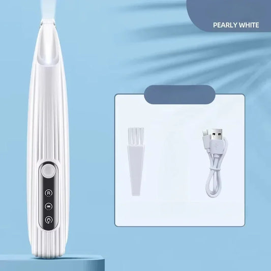 Revolutionary Type C Dog Paw Trimmer with LED Light - Waterproof and Smart Pet Hair Clippers for Effortless Grooming