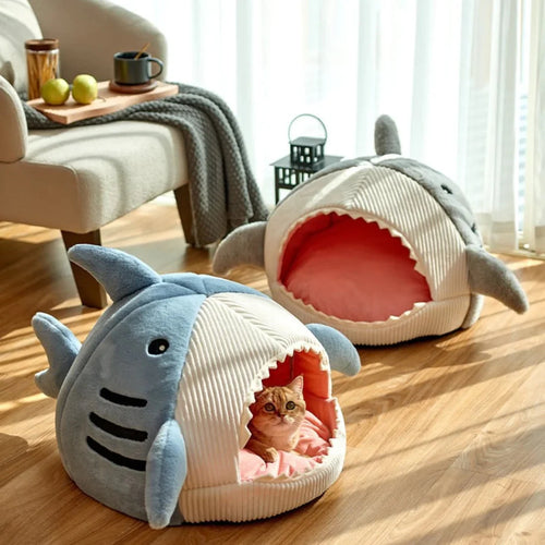 Indulge Your Pet with the Ultimate Luxury Plush Shark Bed – A Cozy Retreat for Playful Dreams