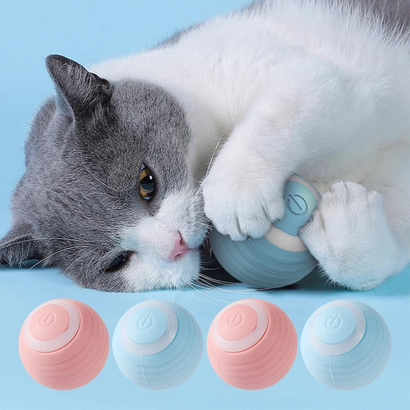Automatic Interactive Rolling Ball for Cats - Engaging Electric Toy for Endless Fun and Exercise