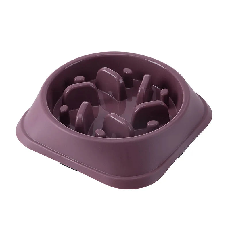 Elevate Your Pet's Mealtime with Our Colorful Slow Feeder Bowl - Anti-Choking, Non-Slip Design for Healthier Eating!