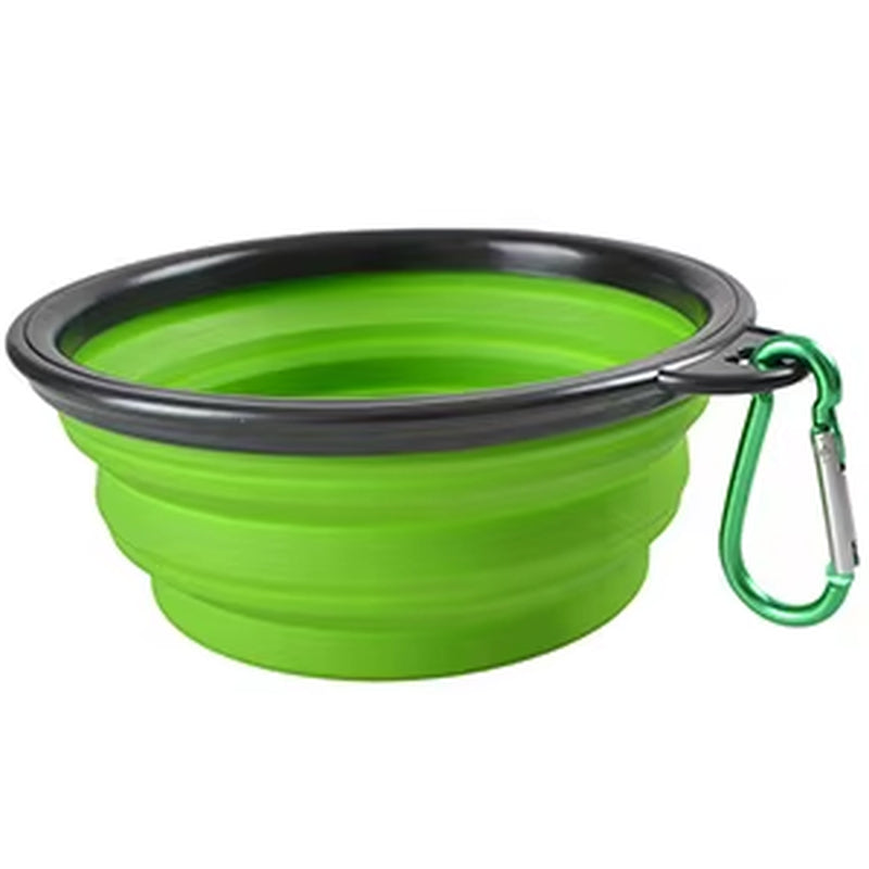 Ultimate 1000ml Collapsible Silicone Dog Bowl - Perfect for Travel and Outdoor Adventures!